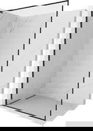 Mexen Kioto-F L dušo sienelė Walk-in su rėmu 90 x 202 cm, permatoma 8 mm, juoda - 800-090-174-70-00