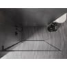 Mexen Kioto-F L Dušo sienelė Walk-in su rėmu 50 x 202 cm, permatoma 8 mm, ginklų metalas - 800-050-174-95-00
