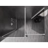 Mexen Kioto-X dušo sienelė Walk-in 120 x 70 cm, skaidri 10 mm, balta - 800-120-202-20-00-070-X