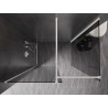 Mexen Kioto-X Dušo sienelė Walk-in 130 x 110 cm, skaidri 10 mm, balta - 800-130-202-20-00-110-X