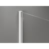 Mexen Kioto-X dušo sienelė Walk-in 120 x 120 cm, skaidri 10 mm, balta - 800-120-202-20-00-120-X