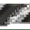 Mexen Kioto-X dušo siena Walk-in 140 x 70 cm, skaidri 10 mm, auksinė - 800-140-202-50-00-070-X