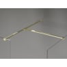 Mexen Kioto-X dušo siena Walk-in 160 x 70 cm, skaidri 10 mm, auksinė - 800-160-202-50-00-070-X