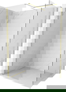 Mexen Kioto-X dušo sienelė Walk-in 110 x 110 cm, skaidri 10 mm, aukso šlifuota - 800-110-202-55-00-110-X