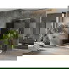 Mexen Omega slankiojama dušo kabina 140 x 80 cm, grafito spalvos, chromuota + Flat padėklas, baltas - 825-140-080-01-40-4010