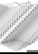 Mexen Kioto-X dušo sienelė Walk-in 110 x 80 cm, skaidri 10 mm, rožinis auksas - 800-110-202-60-00-080-X