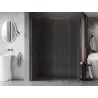 Mexen Kioto-X dušo sienelė Walk-in 80 x 80 cm, skaidri 10 mm, šlifuota varis - 800-080-202-65-00-080-X