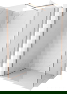 Mexen Kioto-X dušo siena Walk-in 140 x 110 cm, skaidri 10 mm, šlifuotas varis - 800-140-202-65-00-110-X