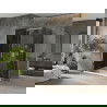 Mexen Omega stumdoma dušo kabina 140 x 90 cm, Grafito, Chromo + dušo padėklas Flat, bialy - 825-140-090-01-40-4010