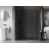Mexen Kioto-X dušo sienelė Walk-in 130 x 110 cm, permatoma 10 mm, šlifuota pilkos spalvos - 800-130-202-66-00-110-X