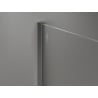 Mexen Kioto-X dušo sienelė Walk-in 150 x 110 cm, skaidri 10 mm, šlifuota pilka - 800-150-202-66-00-110-X