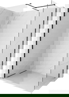 Mexen Kioto-X dušo sienelė Walk-in 150 x 80 cm, skaidri 10 mm, juoda - 800-150-202-70-00-080-X