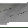 Mexen Kioto-X dušo pertvara Walk-in 140 x 70 cm, skaidri 10 mm, ginklo metalo - 800-140-202-95-00-070-X