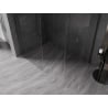 Mexen Kioto-X dušo sienelė Walk-in 90 x 80 cm, skaidri 10 mm, gun metal - 800-090-202-95-00-080-X