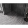 Mexen Kioto-X Dušo siena Walk-in 140 x 120 cm, permatomiška 10 mm, ginklinis metalas - 800-140-202-95-00-120-X