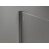 Mexen Kioto-X Dušo siena Walk-in 140 x 120 cm, permatomiška 10 mm, ginklinis metalas - 800-140-202-95-00-120-X