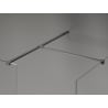 Mexen Kioto-X dušo sienelė Walk-in 140 x 120 cm, skaidri 10 mm, ginklų metalas - 800-140-202-95-00-120-X