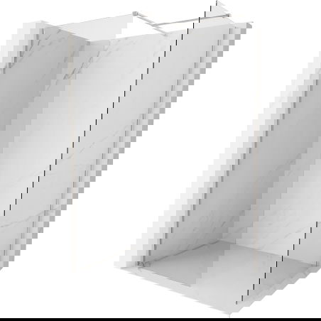 Mexen Kioto-X dušo sienelė Walk-in 160 x 100 cm, skaidri 10 mm, šlifuotas nikeliu - 800-160-202-97-00-100-X