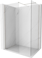 Mexen Kioto-X Dušo sienelė Walk-in 120 x 120 cm, skaidri 10 mm, šlifuotas nikelis - 800-120-202-97-00-120-X