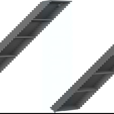 Mexen Box-A stulpelio korpusas 35 cm, grafitas matinis - 91AX1-1600-300-1-66