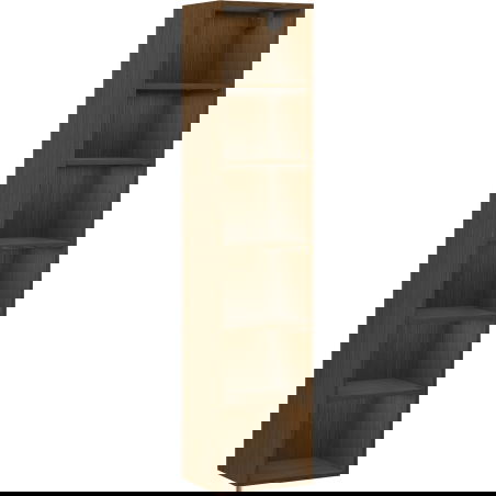 Mexen Box-A vonios spintelės korpusas 35 cm, riešutas - 91AX1-1600-300-1-86