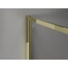 Mexen Kioto-XF dušo sienelė Walk-in su rėmu 150 x 100 cm, skaidri 10 mm, auksinė - 800-150-202-04-50-100-XF