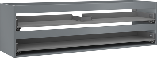 Mexen Box-A spintelės korpusas po kriaukle 160 cm, 2 stalčiai, grafitas matinė - 91AX0-1600-470-2-66