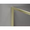 Mexen Kioto-XF dušo kabina Walk-in su 80 x 70 cm rėmu, skaidri 10 mm, auksinė šlifuota - 800-080-202-04-55-070-XF