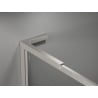 Mexen Kioto-XF L dušo sienelė Walk-in su rėmu 80 x 202 cm, skaidri 10 mm, šlifuotas nikelis - 800-080-174-97-00-XF