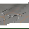 Mexen Kioto-XF dušo sienelė Walk-in su rėmu 140 x 120 cm, permatoma 10 mm, rožinis auksas - 800-140-202-04-60-120-XF