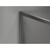 Mexen Kioto-XF dušo sienelė Walk-in su rėmu 130x70 cm, skaidri 10 mm gun gray šlifuota - 800-130-202-04-66-070-XF