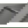 Mexen Kioto-XF dušo pertvara Walk-in su rėmu 150x80 cm, skaidrus 10 mm šepetėlis gun gray - 800-150-202-04-66-080-XF