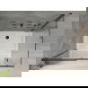 Mexen Omega stumdoma dušo kabina 120 x 70 cm, Skaidrus, Juoda + dušo padėklas Flat, Balta - 825-120-070-70-00-4010B
