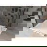Mexen Omega stumdoma dušo kabina 130 x 80 cm, Skaidrus, Juoda + dušo padėklas Flat, Balta - 825-130-080-70-00-4010B