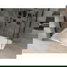 Mexen Omega stumdoma dušo kabina 130 x 70 cm, Skaidrus, Juoda + dušo padėklas Flat, Balta - 825-130-070-70-00-4010B