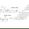 Elektrinis radiatorius Mexen Mars 500 x 400 mm, 300 W, auksinis - W110-0500-400-2300-50