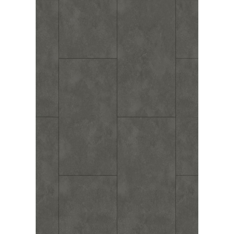 Mexen Steel Black vinilo panele 610 x 305 mm SPC 6,5 mm, IXPE 1,5 mm, 4 V-Fuga, Akmuo - F1148-S
