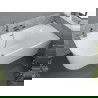 Mexen Mia laisvai pastatoma dešinė kampinė vonia 140 x 75 cm, balta, chromuota perpylimo anga - 52691407500P-01