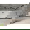 Mexen Omega stumdoma dušo kabina 140 x 80 cm, Skaidrus, Juoda + dušo padėklas Flat, Balta - 825-140-080-70-00-4010B