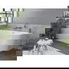 Mexen Mia laisvai pastatoma kampinė vonia kairė 160 x 80 cm, balta, auksinis šlifuotas perpylimas - 52691608000L-55