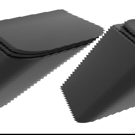 Mexen Teo WC dubuo Rimless Tornado su lėtai nusileidžiančiu dangčiu slim, duroplastikas, juodas matinis - 30850685T