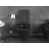Mexen Teo WC dubuo Rimless Tornado su lėtai nusileidžiančiu slim dangčiu, duroplast, juoda matinė - 30850685T