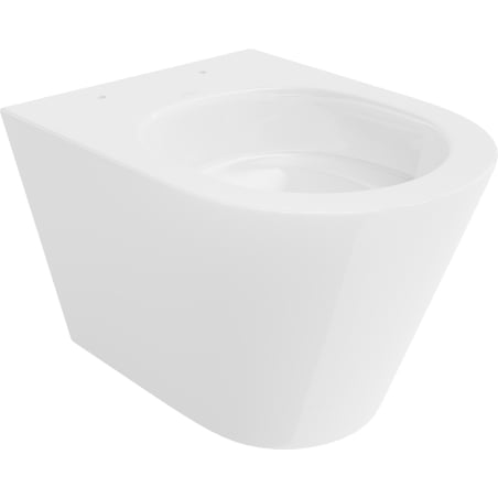 Mexen Rico pakabinamas klozetas Rimless Tornado, blizgi balta - 3372XX00T