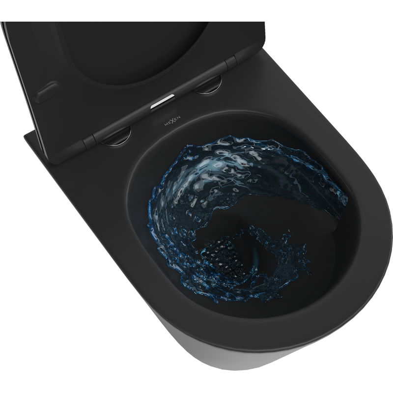 Mexen Rico WC dubuo be ratlankio Tornado, juodas matinis - 3372XX85T