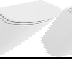 Mexen Carmen pakabinamas WC puodas Rimless Tornado su lėto uždarymo plonu dangčiu, duroplast, baltas blizgus - 30880400T