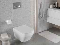 Mexen Riva WC puoduko dubuo Rimless Tornado, blizgi balta - 3363XX00T