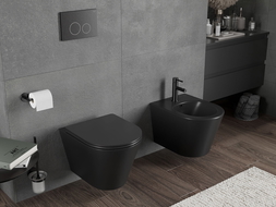 Mexen Rico WC dubuo be ratlankio Tornado, juodas matinis - 3372XX85T