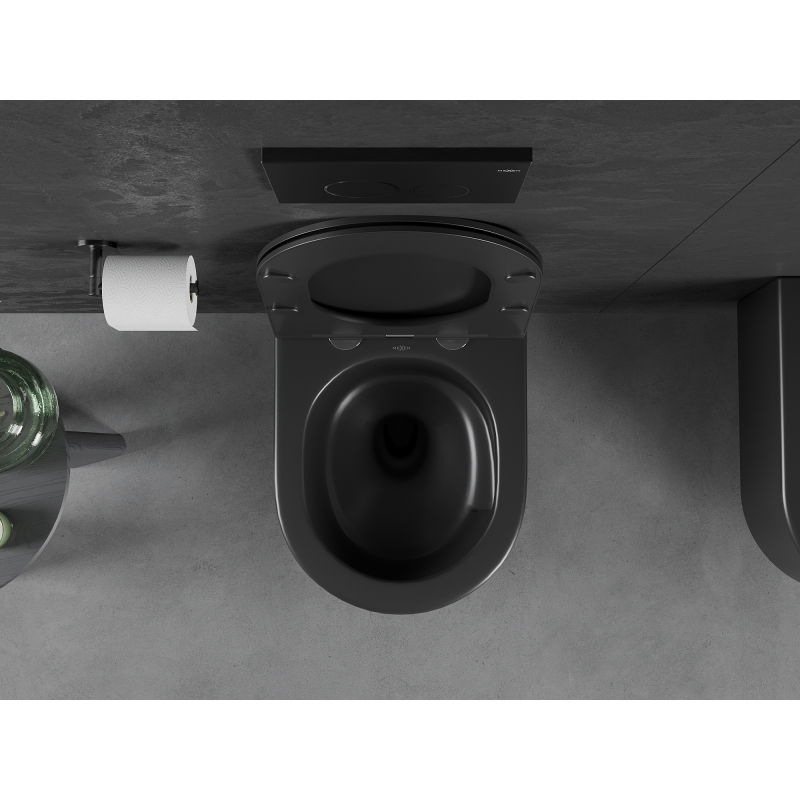 Mexen Sofia wc dubuo Rimless Tornado, juoda matinė - 3354XX85T