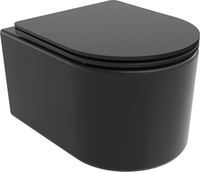 Mexen Sofia wc dubuo Rimless Tornado su plona, lėtai nusileidžiančia dangteliu, duroplast, juoda matinė - 30541085T