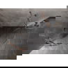 Mexen Lunar pusapvalė dušo kabina, atidaroma 90 x 90 cm, permatoma, rožinis auksas - 833-090L-090P-60-00
